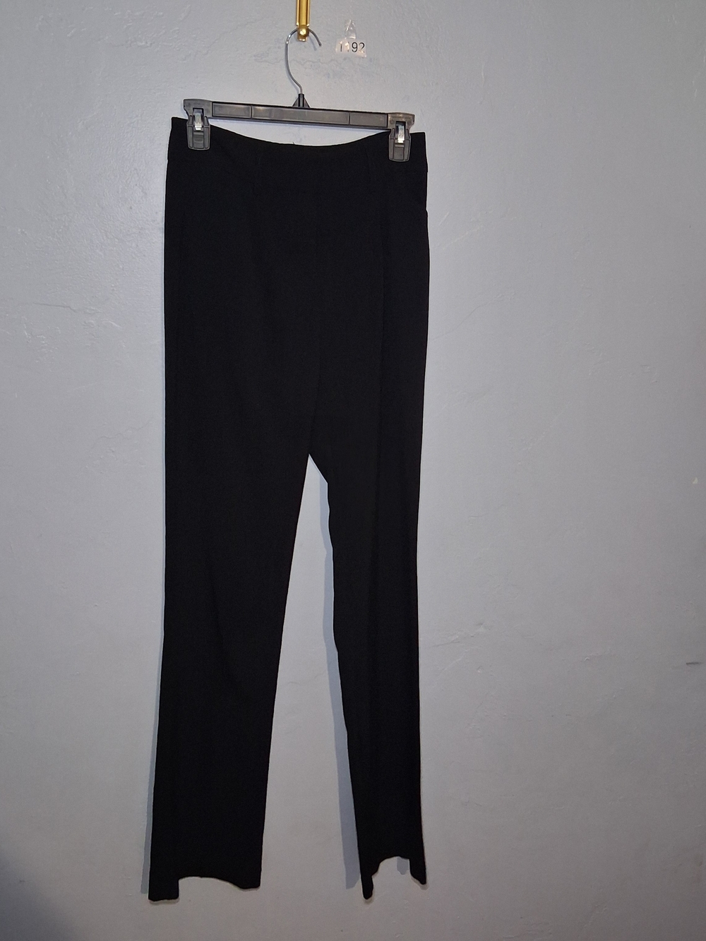 Fashion Nova Black Straight-Leg Trousers